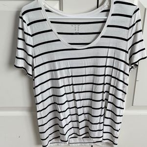 Black and white striped t-shirt